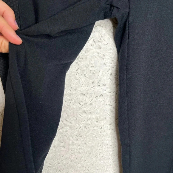 Spanx Women's High Waist Activewear Leggings Black Size L Mesh Side Panels - Picture 8 of 16